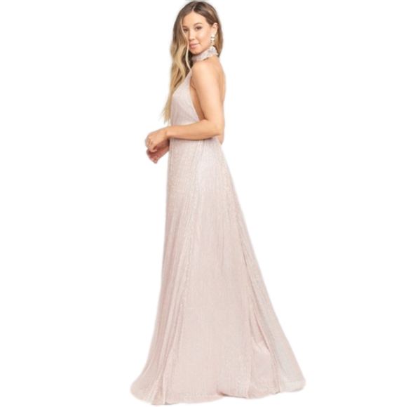 Show Me Your Mumu Collette Maxi Dress in Mauve - Sz medium - formal dress - gold - Picture 2 of 11